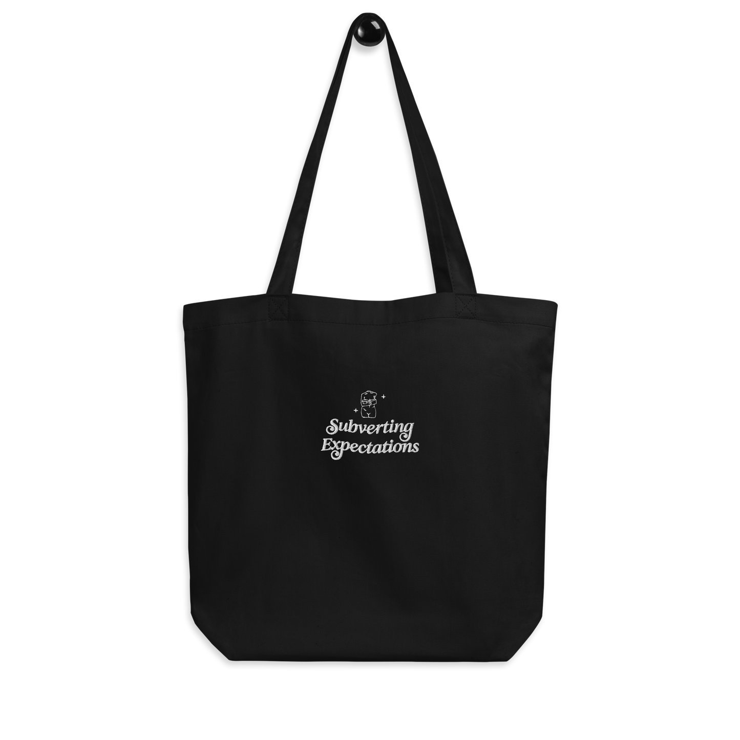 Subverting Expectations Embroidered Tote Bag